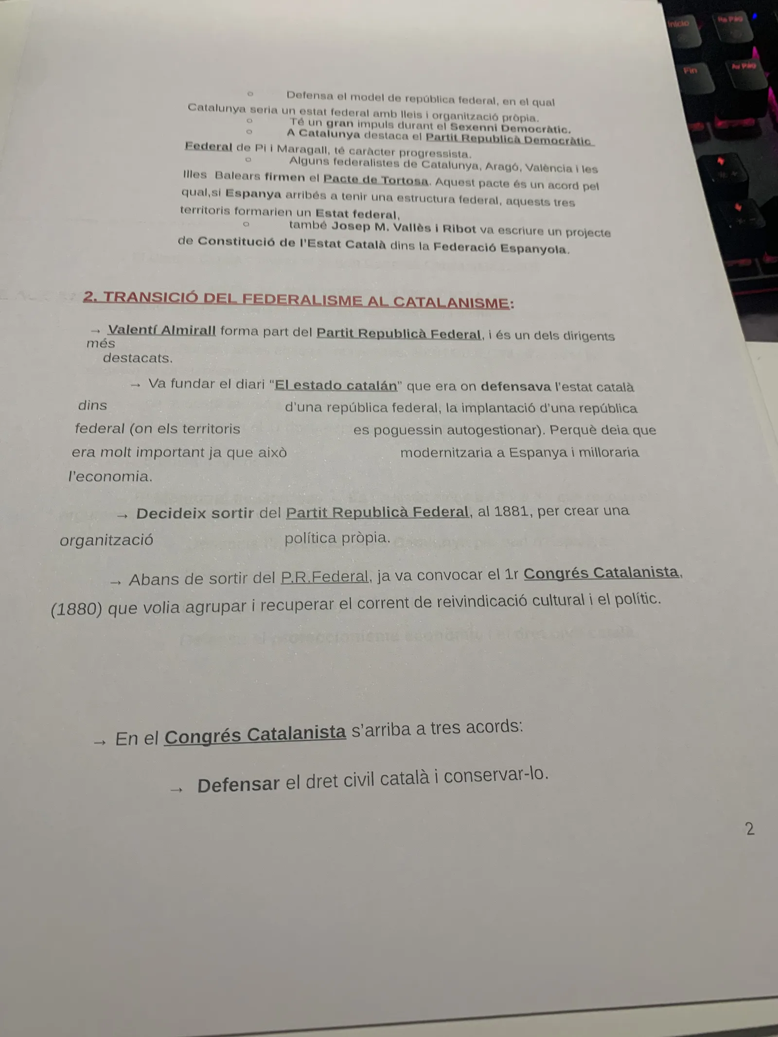 El Pacte de Tortosa, Valentí Almirall i el Primer Congrés Catalanista de 1880