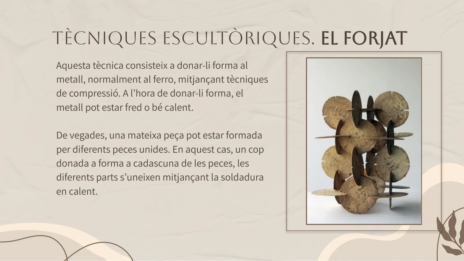 La tècnica del forjat
