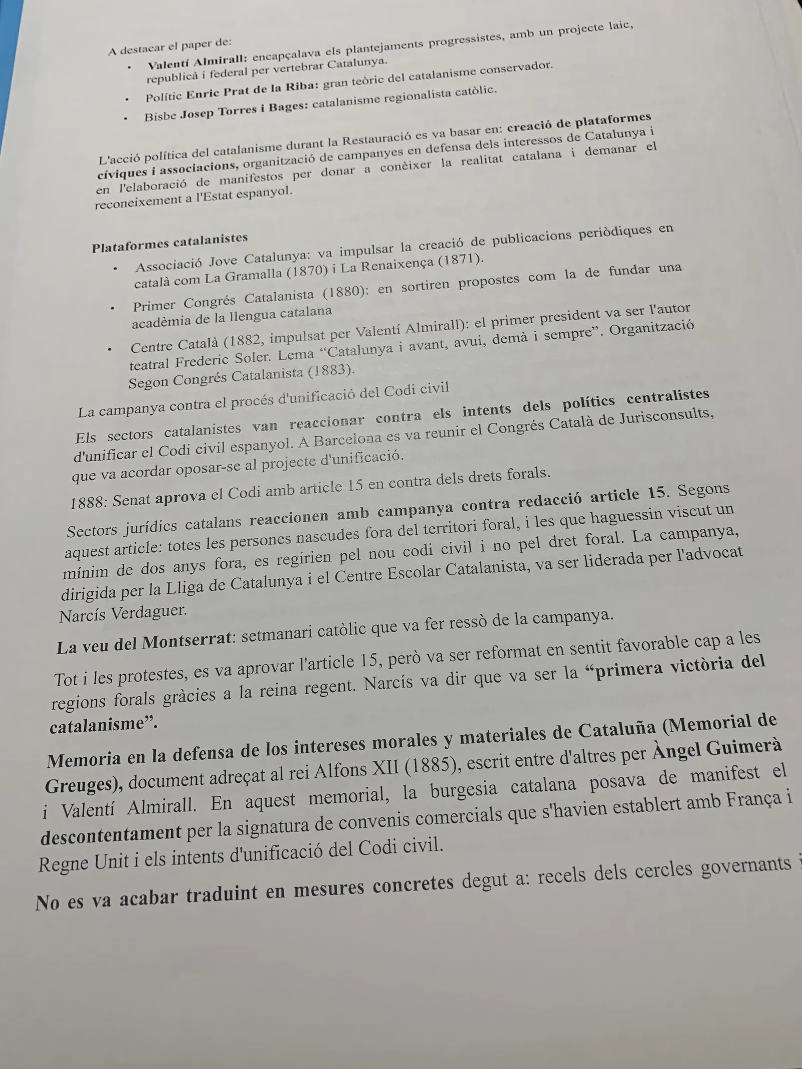 Les plataformes catalanistes, el Memorial de Greuges i la campanya contra el Codi civil