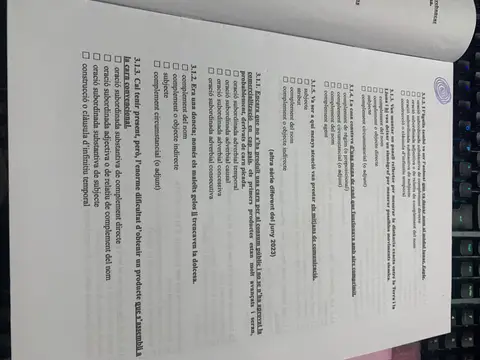 Dossier de subordinació: més preguntes tipus test sobre funcions i tipus d'oració