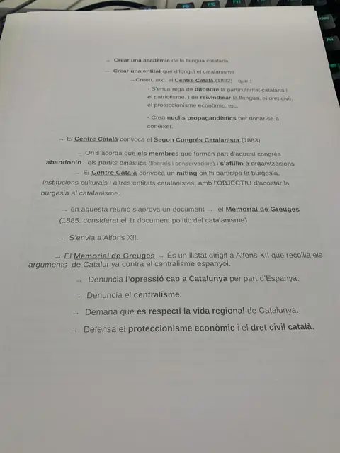 El Centre Català, el Segon Congrés Catalanista i el Memorial de Greuges de 1885