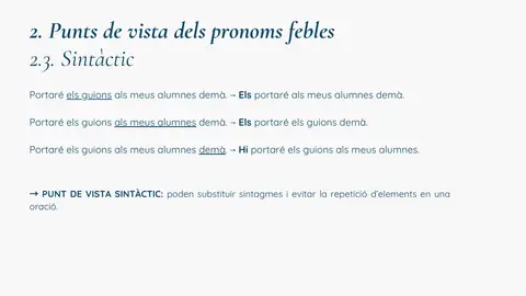 Punt de vista sintàctic (amb la substitució feta)