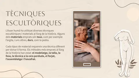 Introducció a materials i mètodes escultòrics