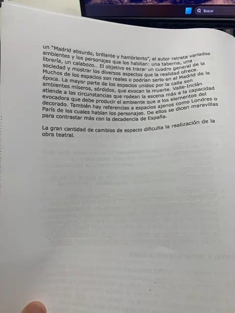 El Madrid absurdo, brillante y hambriento, y los cambios de espacio de la obra teatral
