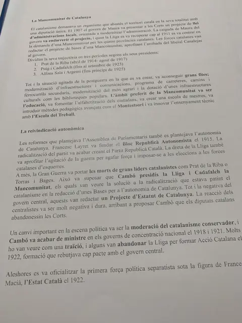 La Mancomunitat de Catalunya, els seus tres presidents i la reivindicació autonòmica