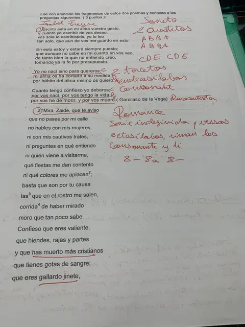 Análisis métrico de un soneto de Garcilaso y del romance «Mira, Zaide, que te aviso»