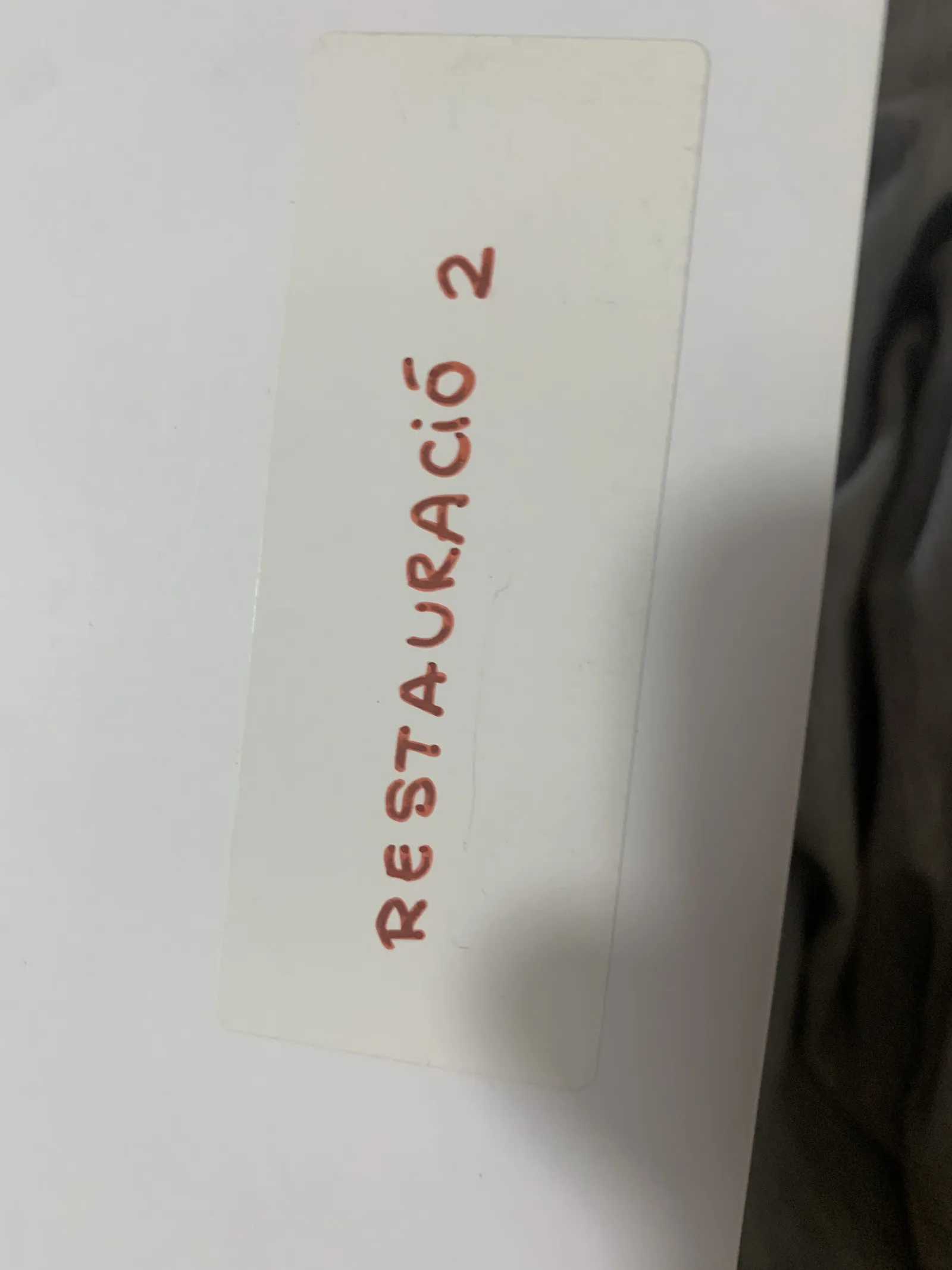 Separador retolat «Restauració 2»