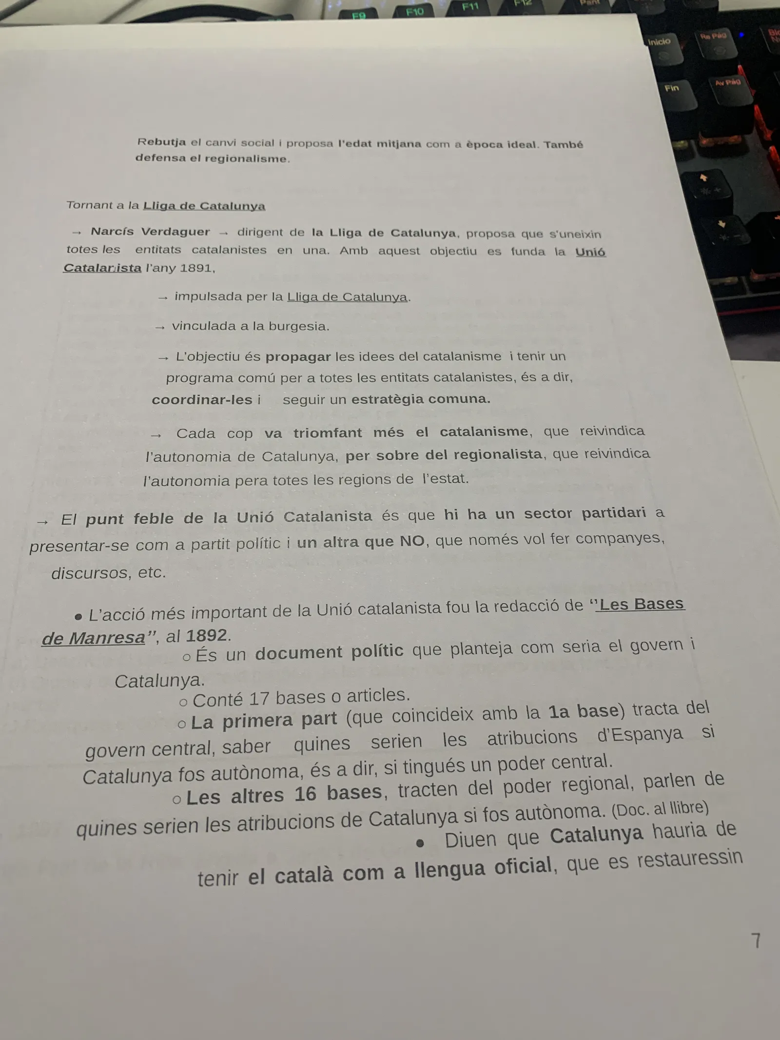 La Lliga de Catalunya, la Unió Catalanista i la redacció de les Bases de Manresa