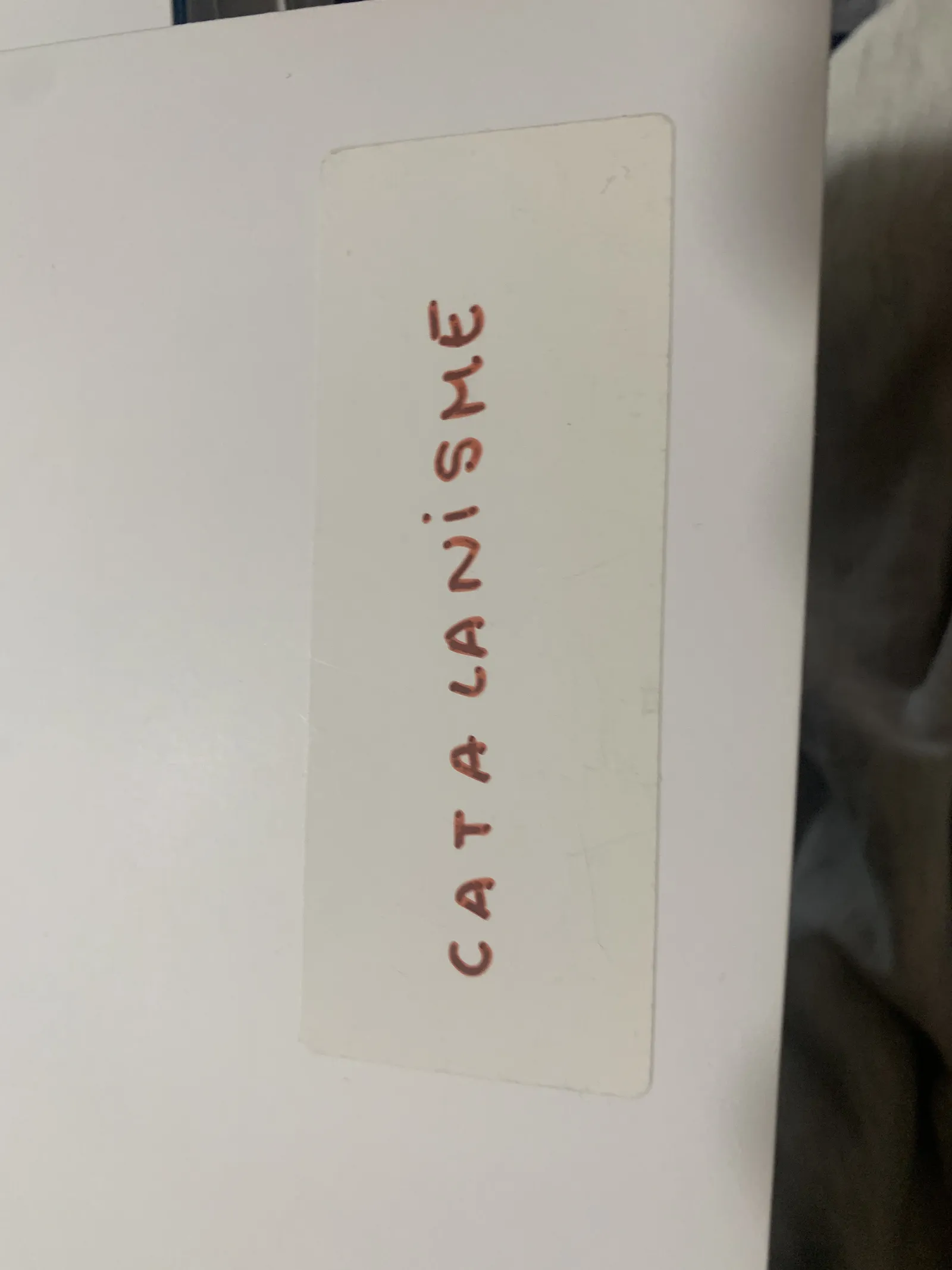 Separador retolat «Catalanisme»