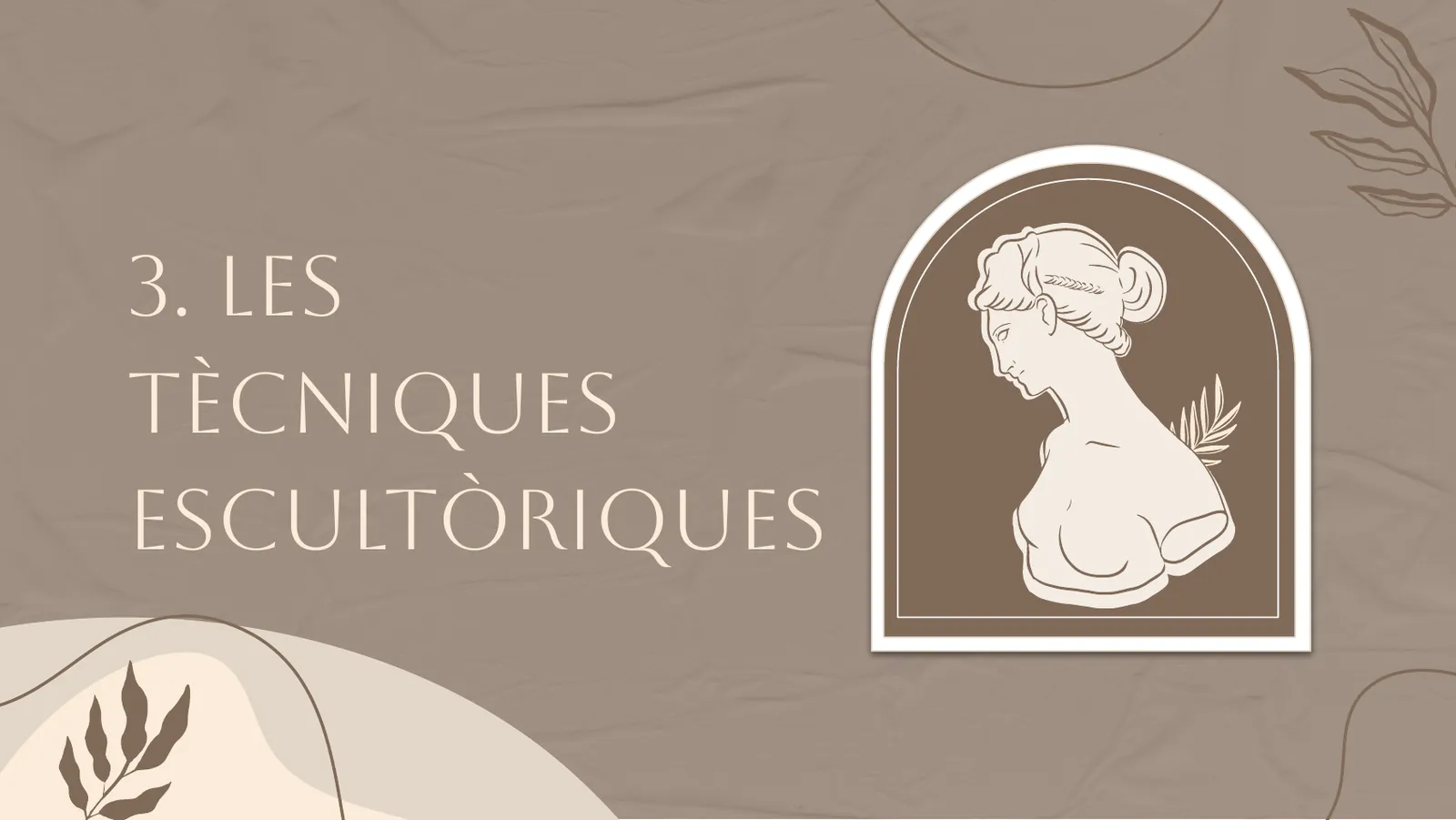 Portada del bloc de tècniques escultòriques