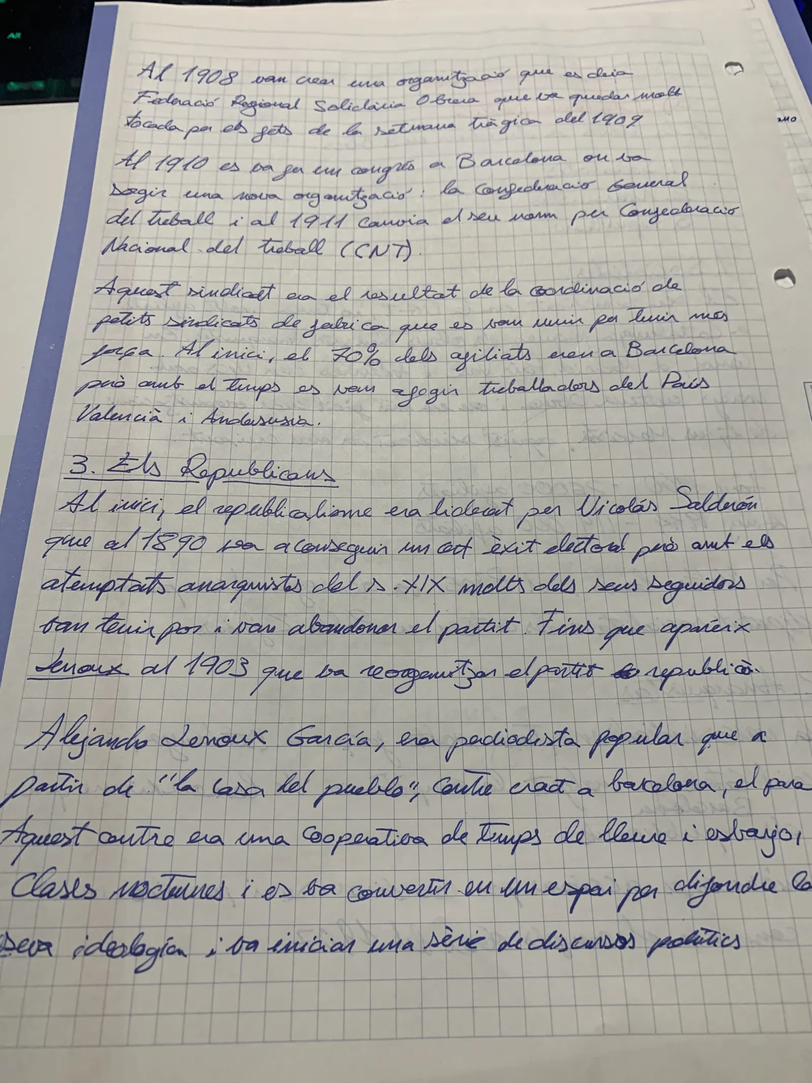 Solidaritat Obrera, la fundació de la CNT el 1910 i els republicans de Lerroux