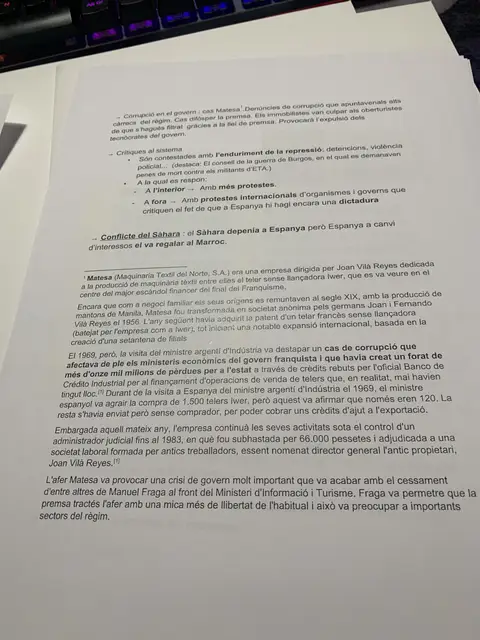 El cas Matesa, l'enduriment de la repressió i el conflicte del Sàhara