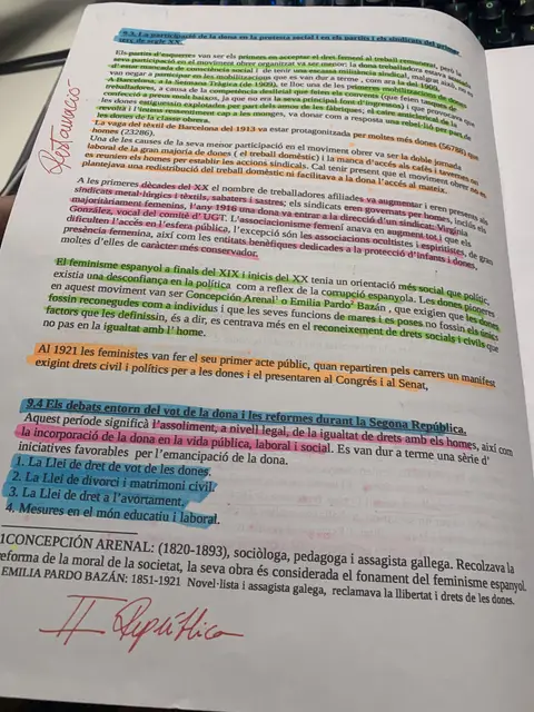 El feminisme espanyol, Concepción Arenal, Emilia Pardo Bazán i el debat sobre el vot de la dona
