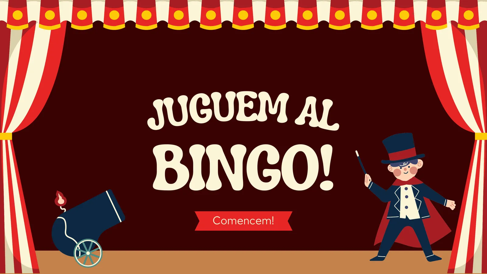 Diapositiva decorativa: introducció al joc de bingo