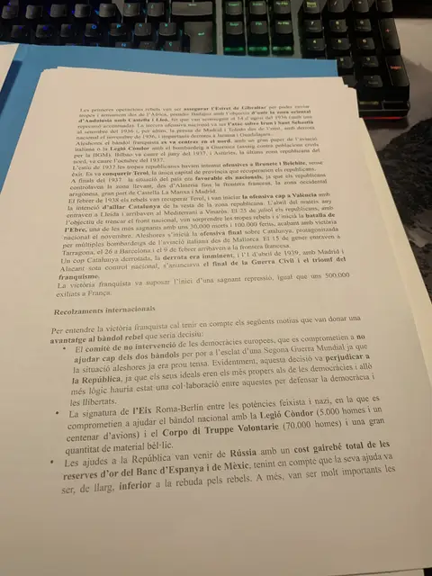 Les ofensives de la guerra fins a la victòria franquista i els suports internacionals dels dos bàndols