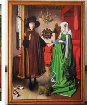 Retrat de matrimoni en un interior
