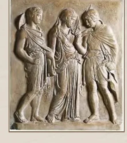 Relleu clàssic amb tres figures