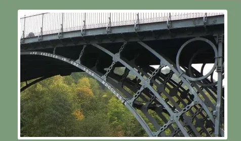 Pont de ferro amb arc