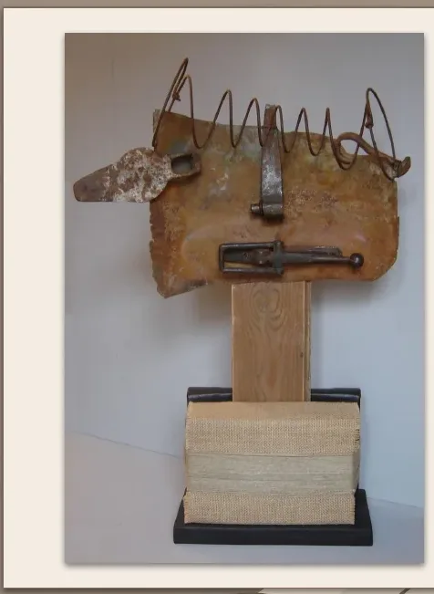 Escultura d'assemblatge amb objectes trobats (II)
