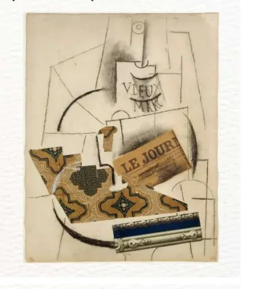 Collage cubista